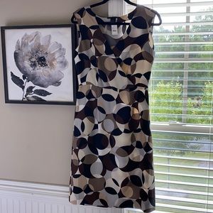 New Silk dress- Blk,tan,Crm,Brn,grey. The Limited